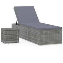 Outdoor Garden Patio Poly Rattan Sun Lounger Bed Set With Cushions &amp; Sid... - $263.65+