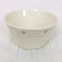 Steelite Open Sugar Bowl England SLE18 Pink Design On Cream - $12.19