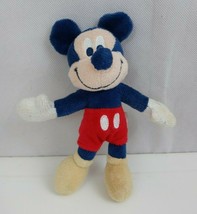 Disney Exclusive Blue Mickey Mouse 6&quot; Plush Collectible - £7.63 GBP