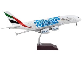 Airbus A380-800 Commercial Aircraft &quot;Emirates Airlines - Dubai Expo 2020&quot; White - £166.99 GBP