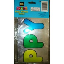 Happy Birthday Banner 12 Feet Long Party Supplies &amp; Deco1 Per Package New - $2.95