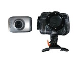 Vivitar DVR781 HD Action Cam With LCD Rear Screen And Water Case (Silver) - $12.35