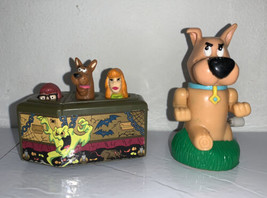 Vintage 1996 Burger King Scooby Doo Velma Scooby &amp; Daphne Toy &amp; Scrappy ... - $14.86