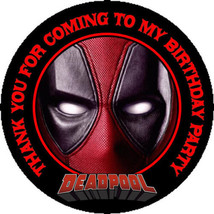 12 Deadpool Birthday Party Favor Stickers (Bags Not Included) #1 - £8.66 GBP