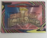 Mighty Morphin Power Rangers 1994 Trading Card #144 Checklist - $1.97
