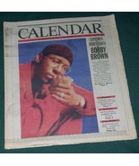 BOBBY BROWN CALENDAR NEWSPAPER SUPPLEMENT VINTAGE 1992 - $47.52 CAD