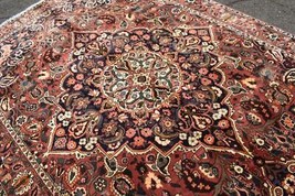 6&#39;9 x 10 Fine S Antique Handmade Wool Area Rug Oriental Medallion Carpet 7 x 10 - £1,344.80 GBP