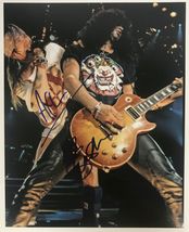 Axl Rose &amp; Slash Signed Autographed &quot;Guns N&#39; Roses&quot; 8x10 Photo - Lifetim... - £235.22 GBP