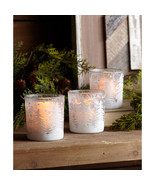 Frosted Votive Candle Holder with Snowy Forest (Set of 12) - $102.90 CAD