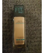 Maybelline Fit Me! Matte &amp; Poreless Foundation Normal To Oily Skin 124 S... - $150.53 MXN