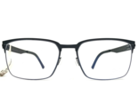 OVVO Optics Gafas Monturas 3827 400 Azul Marino Cuadrado Fino Borde 57-1... - £223.80 GBP
