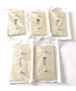 Leviton M25-86001-IMP Single Gang Ivory Single Toggle Wallplate - 1 Lot ... - $9.89