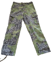 Vintage Rare Bois de Pin Camo Cargo Pants 36x32 Made in USA - £18.70 GBP