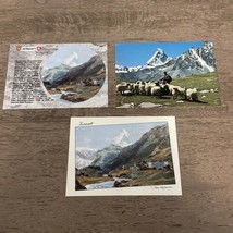 Zermatt, Matterhorn Vintage postcard  Lot Switzerland, Swiss Mountains - $152.29 MXN