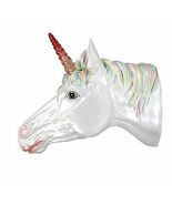 Pacific Giftware White Unicorn Wall Plaque LED Horn Collectible Home Dec... - €30,06 EUR