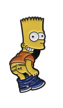 The Simpsons Bart Simpson “Don&#39;t Tread On Me” Enamel Pin Hat Lapel Pin, NEW - £4.72 GBP