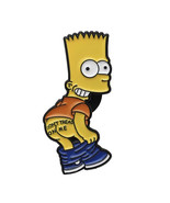 The Simpsons Bart Simpson “Don&#39;t Tread On Me” Enamel Pin Hat Lapel Pin, NEW - £4.16 GBP