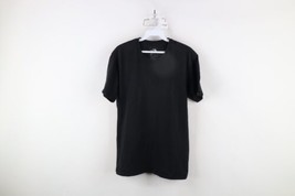 Vintage Y2K The North Face Mens Medium Distressed Spell Out Triple Black T-Shirt - £31.41 GBP