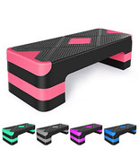 Adjustable Exercise Workout Aerobic Stepper Step Platform Trainer-174071... - $208.69 CAD