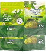 Lot Of 4 Packs Nalife Organic Dried Soursop Graviola Leaves 600 Leaves 7... - $54.14 CAD
