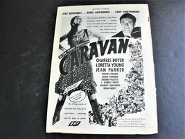 Caravan-1934 film-Stars:Charles Boyer, Loretta Young -Page Movie Ad. - £6.59 GBP
