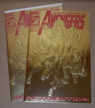 The Avengers Vol.1 #366 Marvel Comic 30th Anniversary Issue Gold Foil Cover - $9.89