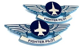 Top Gun Maverick Fighter Pilot Costume Wings Pins - £9.26 GBP