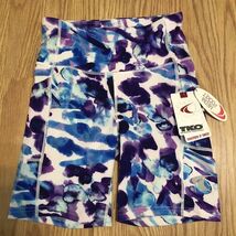 TKO leopard ink print Colorful size small compression Biker Shorts Pockets - €17,13 EUR
