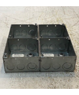 4 Quantity of Steel City 4 in 30.3 cu Metallic Square Boxes 521711234ECN... - $37.23 CAD