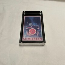 Vintage Michelin Man Acrylic Block Paperweight Car Cigar Night 3” x 5” - $31.02 CAD