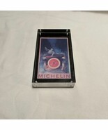 Vintage Michelin Man Acrylic Block Paperweight Car Cigar Night 3” x 5” - $22.50