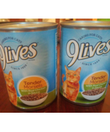 9 Lives Tender Morsels With Real Chicken In Sauce Set Of 2 CANS -BRAND NEW- - £9.08 GBP