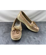 Sperry Top Sider Loafers Women 6.5 M Angelfish Boat Shoes Beige Brown Co... - $360.37 MXN