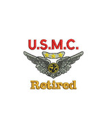 USMC Combat Air Crew Wings Retired Pilot Army Military Embroidered Polo ... - $604.43 MXN+
