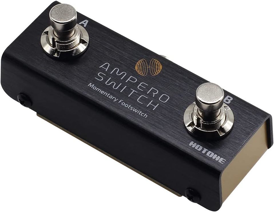 Hotone Dual Footswitch Pedal Momentary 2-Way Pedal Switcher Foot, Inch - $39.93