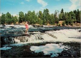 Rushing Rivers and Waterfalls Thunder Bay Ontario Canada Postcard PC358 - £3.89 GBP