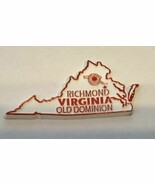 Virginia die cut rubber fridge magnet red white Richmond old dominion - $13.98 CAD