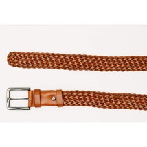 The Mclean Woven Brown Leather Belt image 6