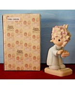 Girl in Curlers on a Scale Figurine The Spirit is Willing but the Flesh ... - £26.37 GBP