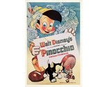 1940 Walt Disneys Pinocchio Movie Poster 11X17 Jiminy Cricket Geppetto  - £9.11 GBP