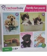 Rachael Hale Jigsaw Puzzles Lovable Animals Kittens Puppy FAMILY FUN PAC... - £22.71 GBP
