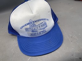 Vintage Horkheimer Enterprises Mobile Home SnapBack Trucker Hat Cap Trai... - $23.24