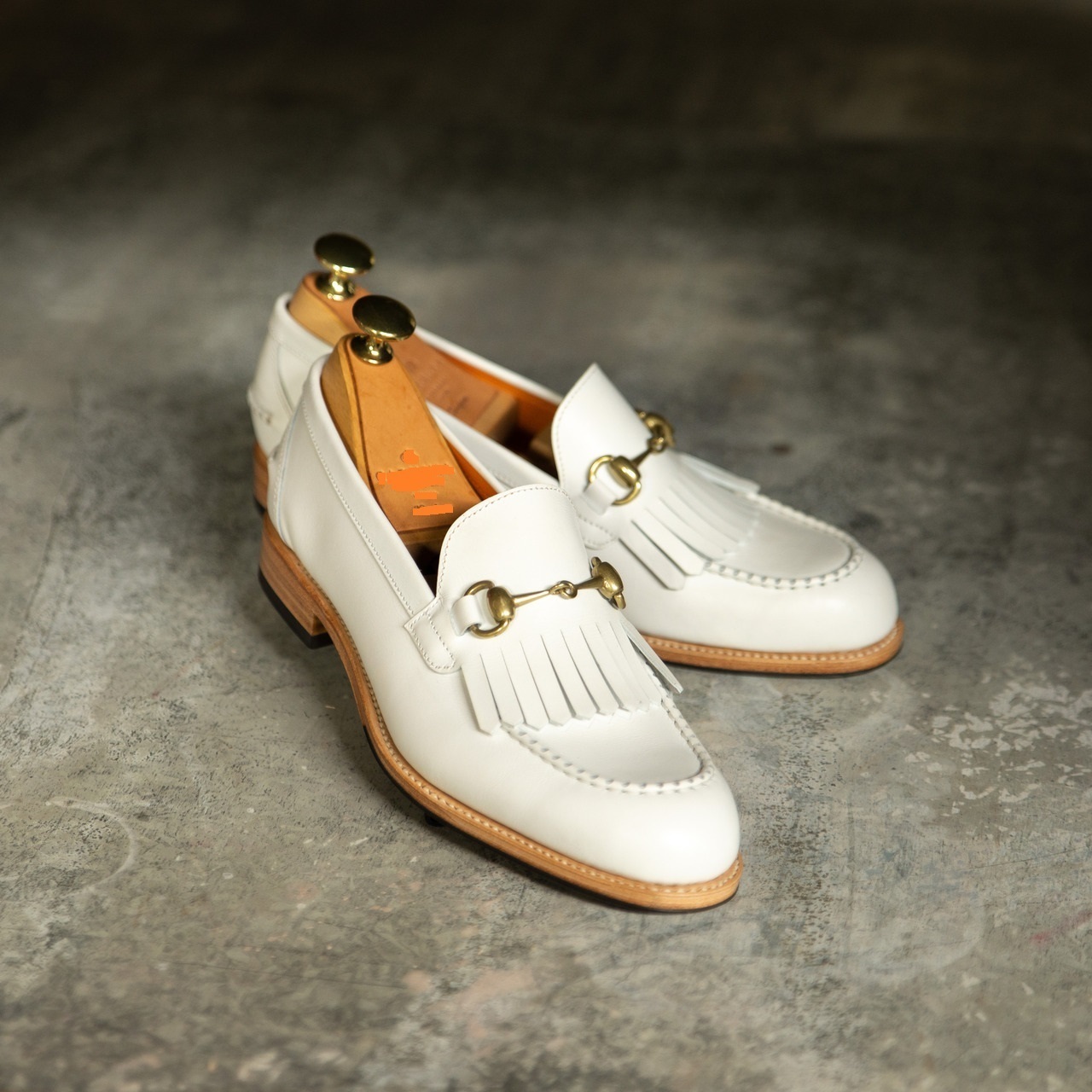 New Handmade Men,s Shoes Original Leather White Loafers Slip Ons Shoes for Men's