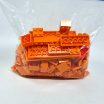 Lego Color Sorted Lot Orange 5.8 Ounces Assorted Pieces Bricks - $16.60