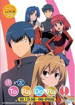 Toradora! Vol.1-25 END + OVA + Special Complete DVD (Anime) (English Dub) - £21.23 GBP