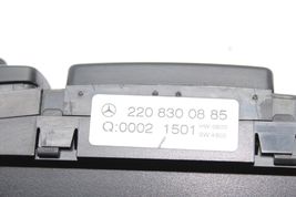00-06 MERCEDES-BENZ W215 CL600 A/C HEATER CLIMATE CONTROL UNIT SWITCH E4077 image 11