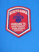 Boy Scouts BSA Patch Scout-O-Rama Horizons 75 Northwest Suburban Council Vintage - £5.92 GBP