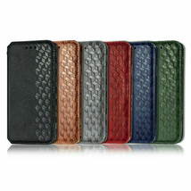 Leather wallet FLIP MAGNETIC BACK cover Case for Apple iPhone 12 Pro 12 ... - $52.97