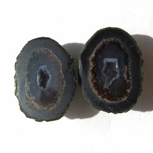 Tabasco Mexican Geode Polished Halves for Earrings Jewelry and Display   TEX1556 - £13.90 GBP