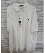 Polo Ralph Lauren Men 4XB Short Sleeve White Polo Collared 2 Button New $98 - $1,237.37 MXN